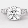 2.00ct Round Cut Side Stone Ring PR1053 White Gold
