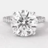 2.85ct Side Stone Diamond Engagement Ring PR1085 White Gold