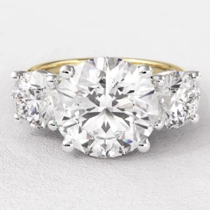5.60ct Round Trilogy Diamond Engagement Ring TR1100