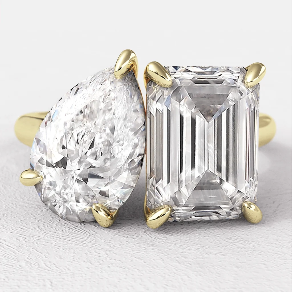 2.86ct Toi Et Moi Engagement Ring Made In Ireland TR1098