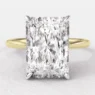 2.50ct Radiant Cut Diamond Engagement Ring SR1031 in yellow gold - Made in Dublin, Ireland