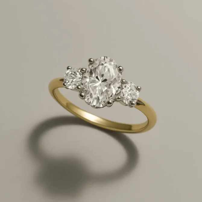Three Stone Engagement Ring