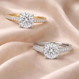 Side Stone Engagement Rings
