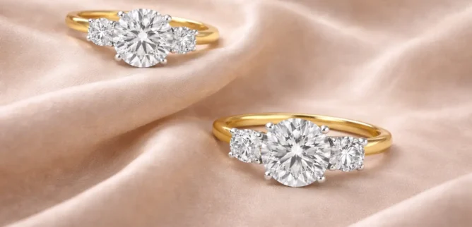 Three stone Engagement rings