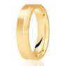 DC150 GWR2090 Gents Pattern 4mm Polished Edge Yellow Gold Wedding Ring